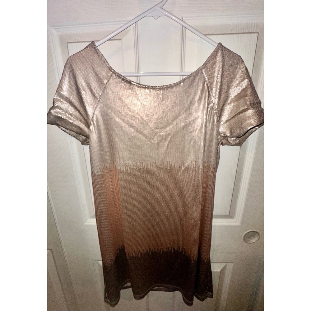 Free People Ombre Mini Sequins Dress